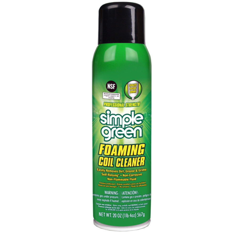 Simple Green Aerosol Foaming Coil Cleaner from Columbia Safety